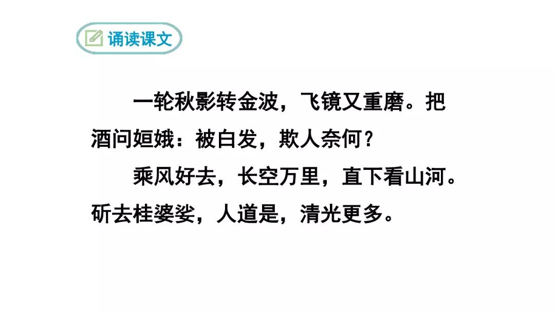 初中语文部编版九年级下册课外古诗词诵读一图文解读