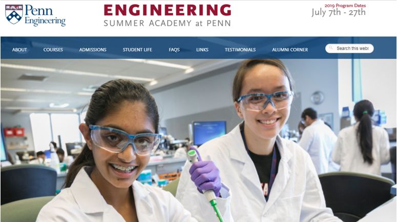 engineering summer academy at pennengineering summer academy at