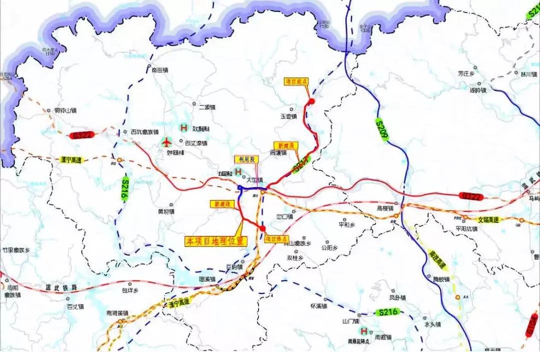 在该区域内,还承担龙丽温高速公路文成至泰顺段辅助道路的功能,在