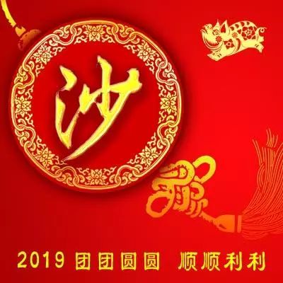 姓氏头像2019新年财源滚滚喜庆版;整整102张!你的姓氏