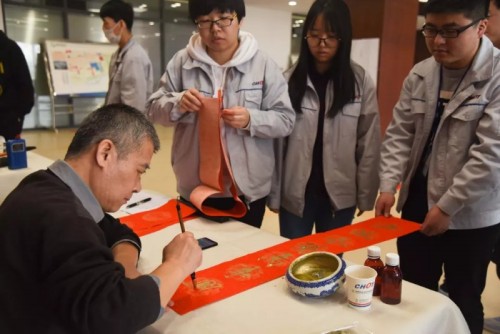 2019年1月29日,著名禅意书法家王驱虎和书画家张卫峰先生偕书法家赵永