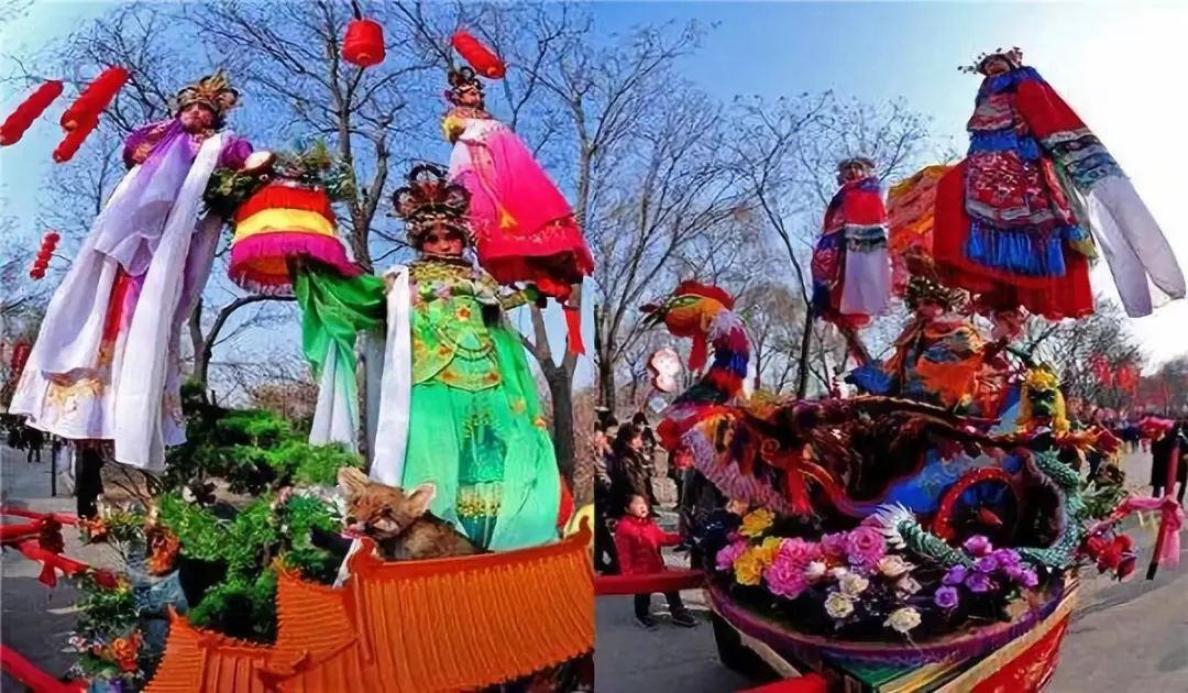 九曲黄河阵更是与军事活动直接相关;晋中是晋商文化区,春节民俗文化