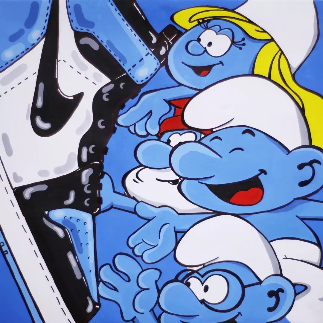 《the smurfs the unc blue》