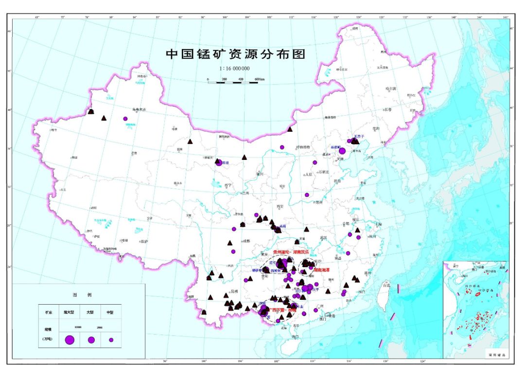 中国矿产资源全了解!49张矿产资源分布图合集!