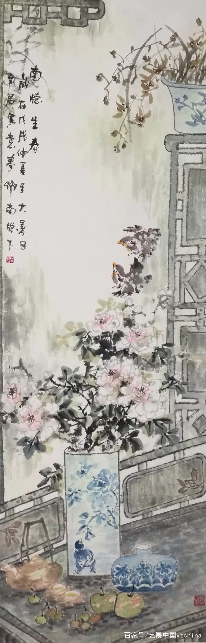 艺展中国石文君中国画作品展2019新春贺岁