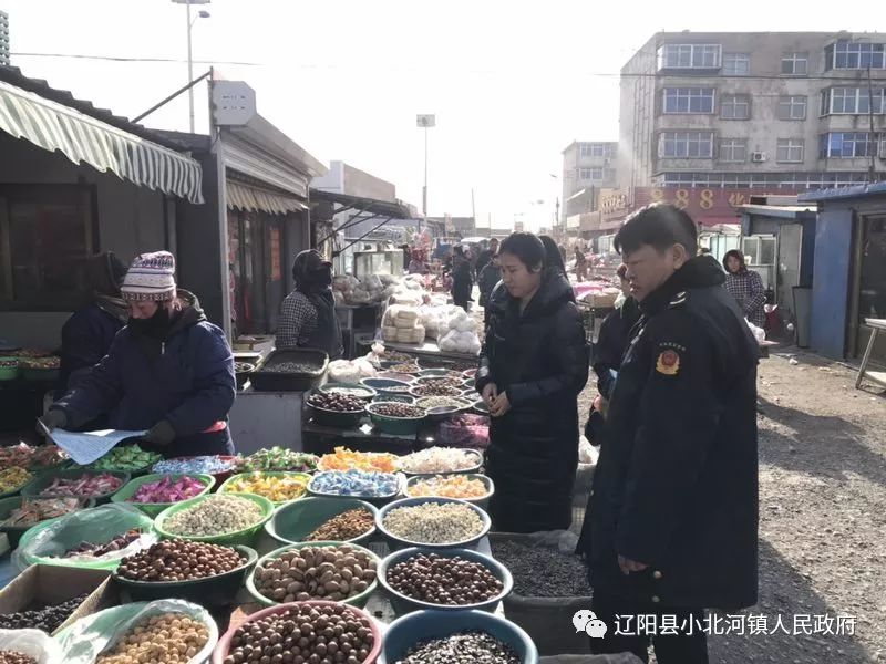 我镇对春节期间食品安全进行大检查_小北河镇