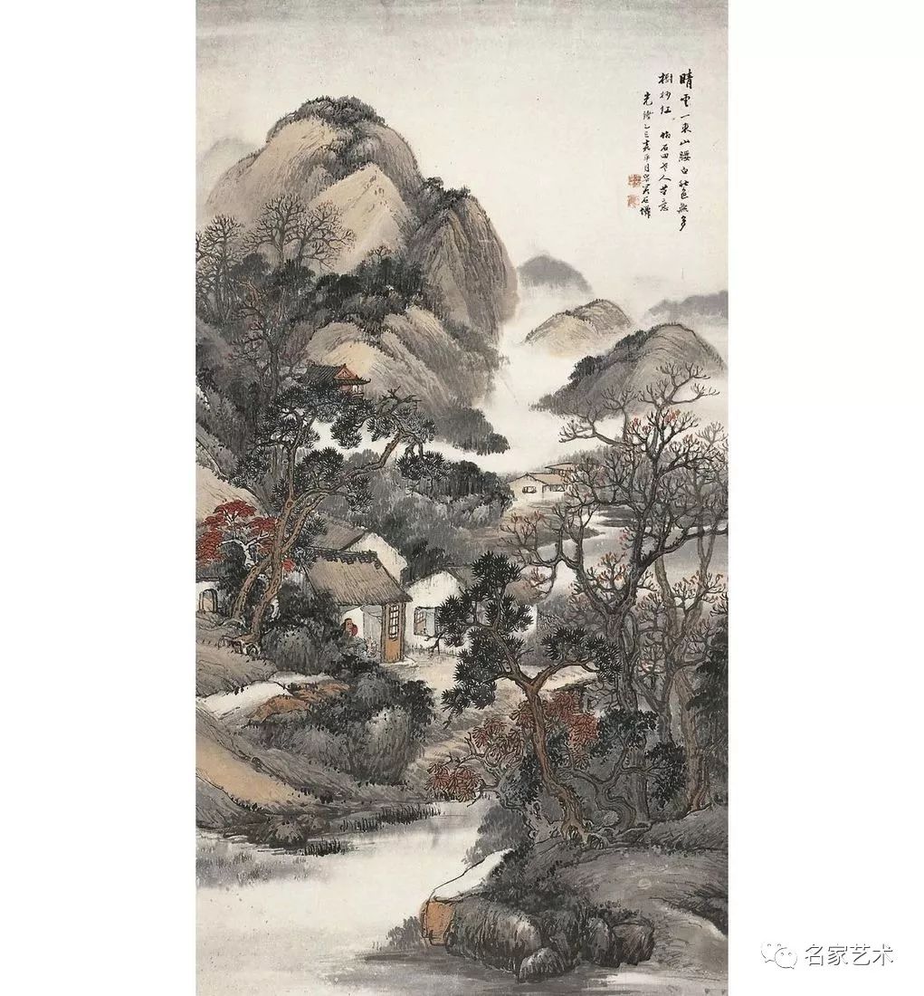 【名品视界】吴石仙山水作品赏_顾茗波