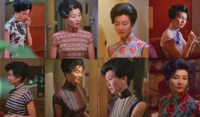 △《花样年华》电影中,张曼玉一共穿了24件旗袍