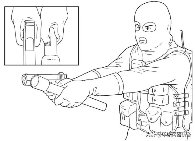 黑暗环境下战术电筒配合手枪的正确打开方式