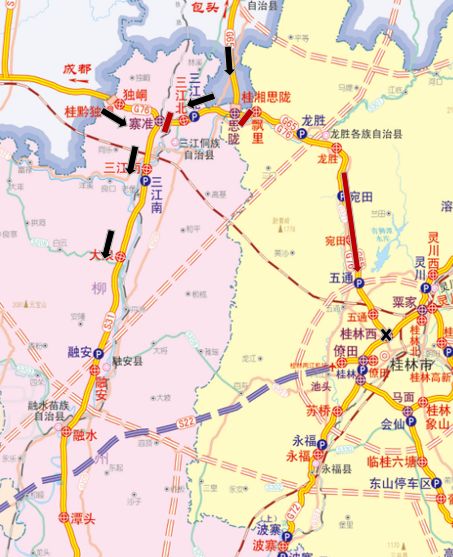 4,s31三柳高速公路柳州融水往来宾象州方向