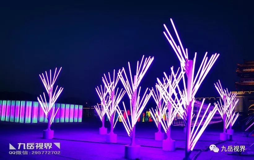 韩城的灯光艺术节今年已是第四届,主会场仍在韩城古城.