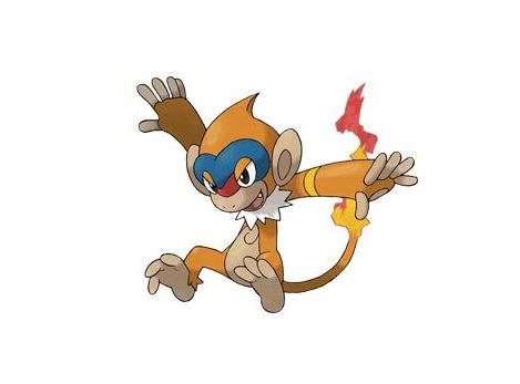 《精靈寶可夢》圖鑒391：能熟練控制尾巴火焰的精靈——猛火猴 遊戲 第2張