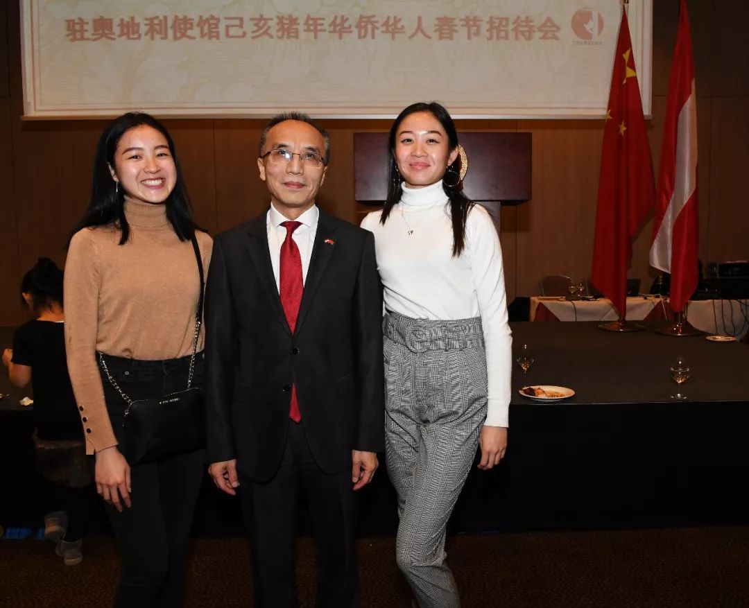 中国驻奥地利大使馆举行2019年华侨华人春节招待会