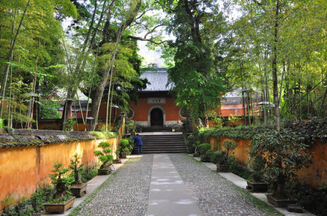 浙江天台山千年古刹中日韩天台宗祖庭国清寺