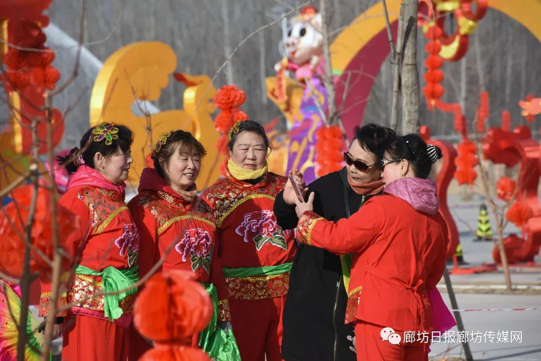 城事廊坊市广阳区举办京津冀大庙会喜迎新年到来