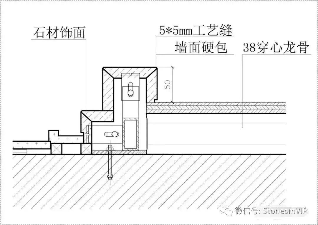 干货|石材与三种常见材料节点工艺详细做法