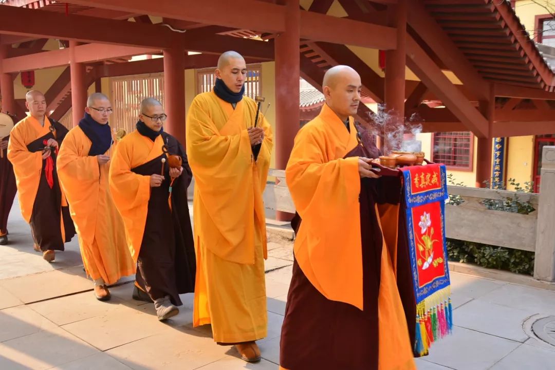 迎春接福 兜率寺举行弥勒佛祝圣法会和己亥年岁朝普供