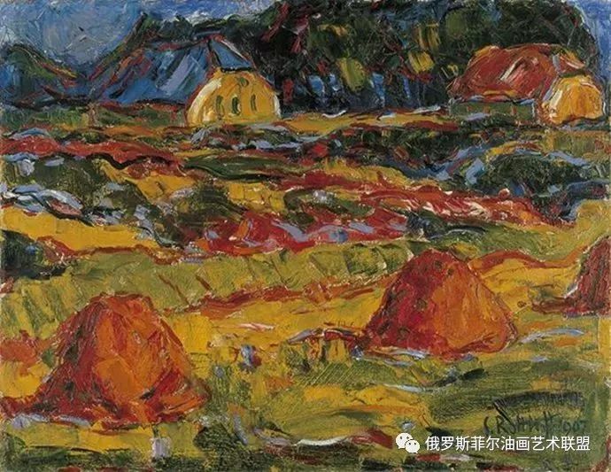 德国画家罗特鲁夫表现主义油画作品赏析