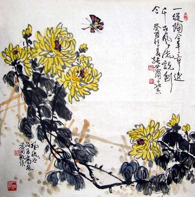 张世简花鸟画欣赏题材丰富贴近生活