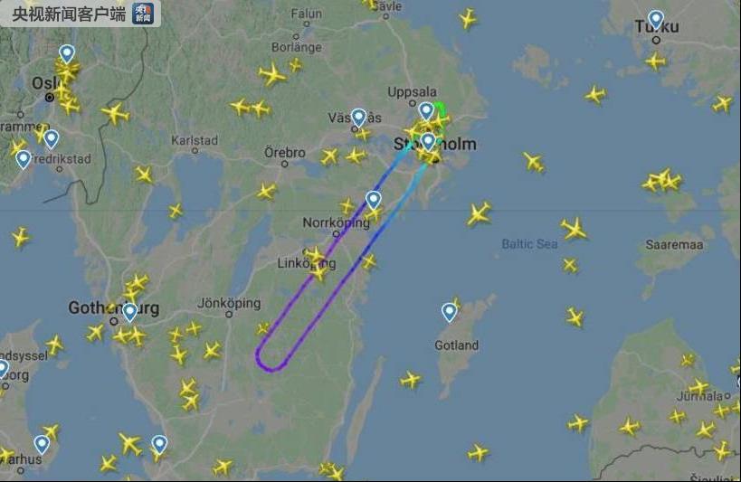 瑞典首都阿蘭達機場起飛的一架客機因炸彈威脅緊急降落 未分類 第2張
