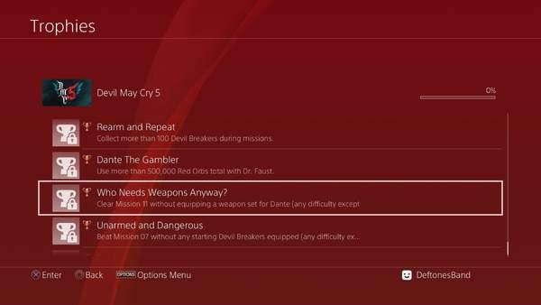 《鬼泣5》PS4版全獎杯列表曝光 共49個，需狂刷紅魂 遊戲 第11張