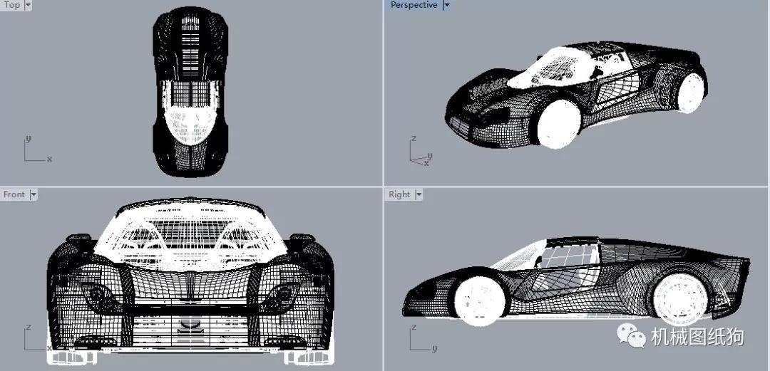 【汽车轿车】orca跑车模型3d图纸 stp格式 豪车三维建模