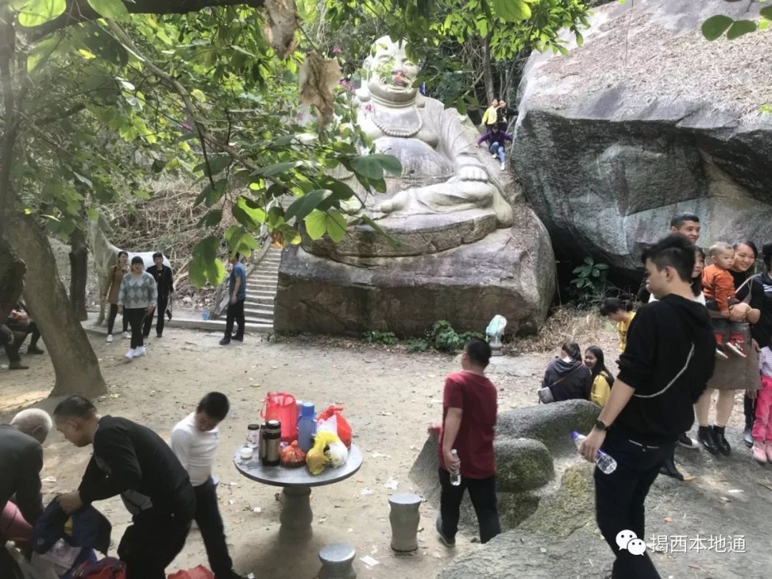 大年初二游玩揭西天竺岩风景区