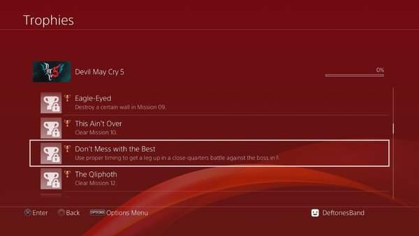 《鬼泣5》PS4版全獎杯列表曝光 共49個，需狂刷紅魂 遊戲 第5張