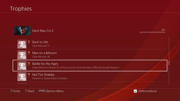 《鬼泣5》PS4版全獎杯列表曝光 共49個，需狂刷紅魂 遊戲 第9張