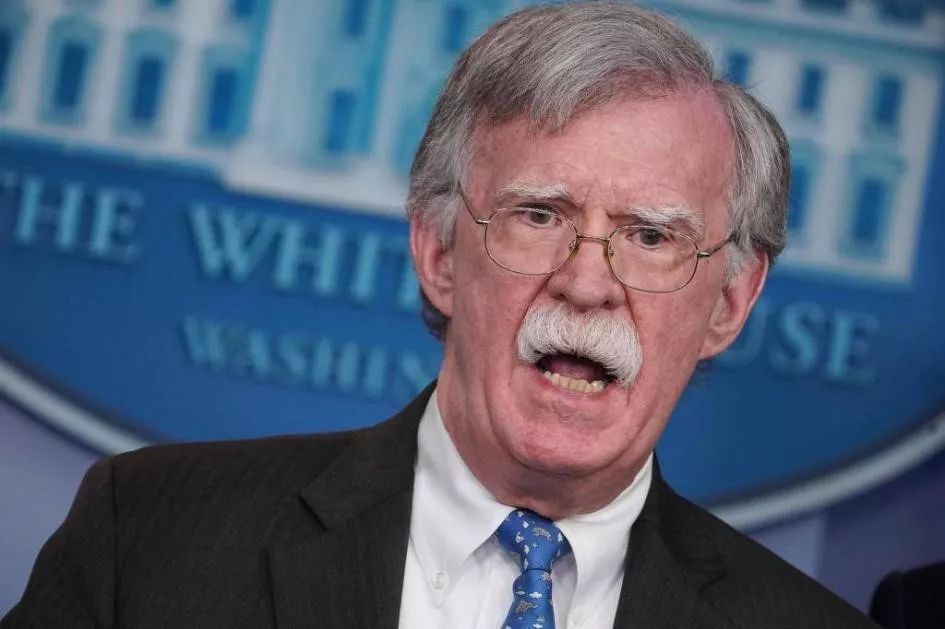 图为美国国家安全顾问约翰·博尔顿(johnbolton)