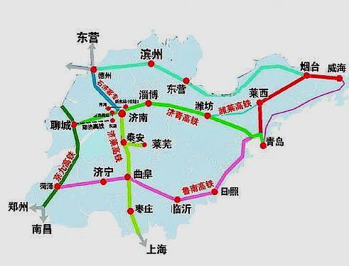 [转载]山东规划2021年建成新铁路,连接潍坊与烟台,沿线多市迎发展机遇