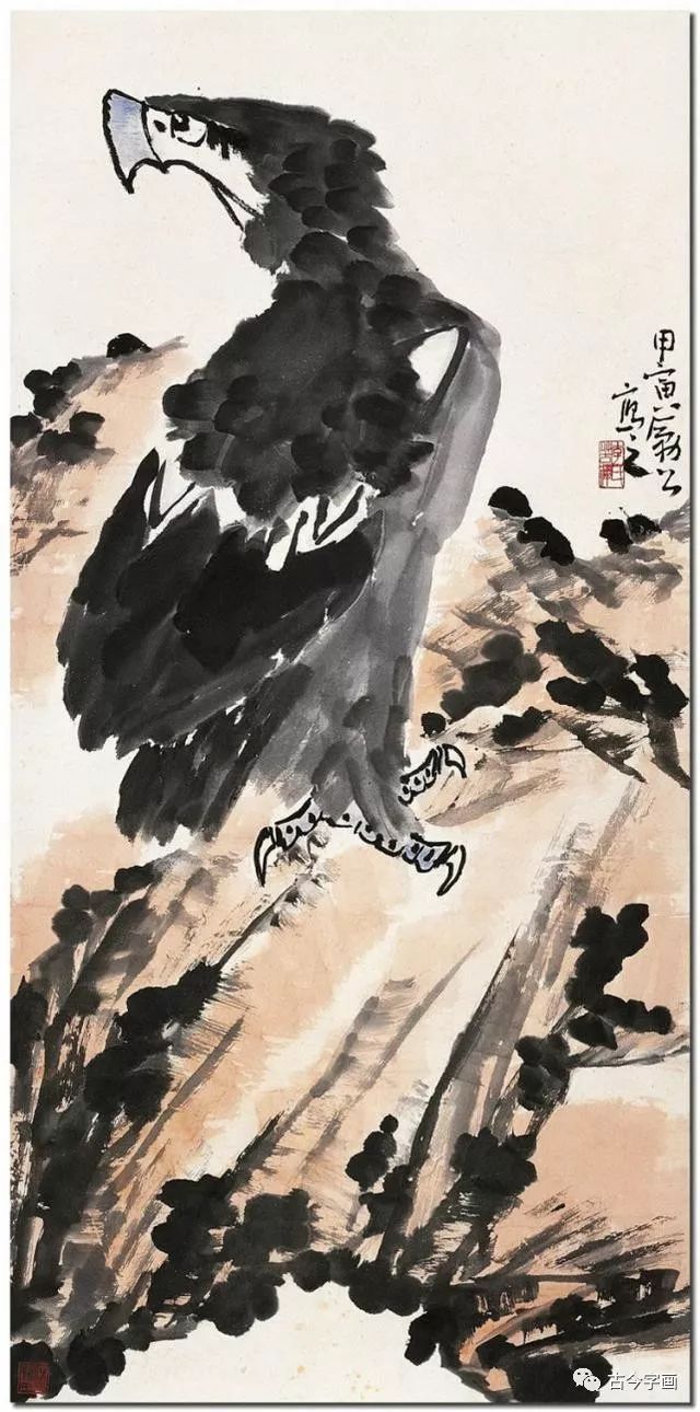 李苦禅:我画鹰是有绝招的