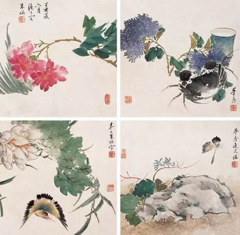 清朱偁花鸟画作品欣赏88幅