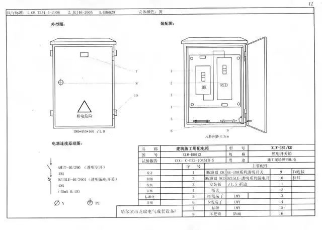 最全施工现场临时用电配电箱柜标准化配置图集