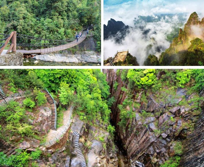 游览莽山 天台山,鬼子寨,猴王寨 三大景区