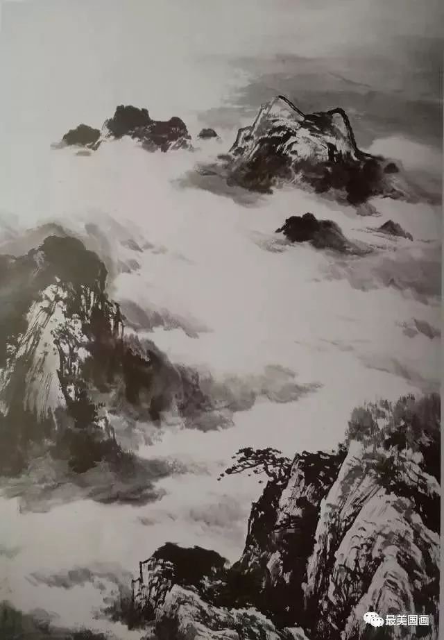 国画山水云石的画法,太全了!