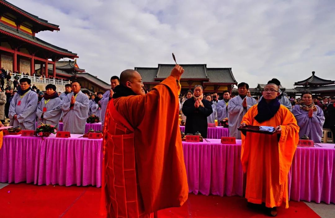 兜率寺无尽藏殿五大护法开光法语视频