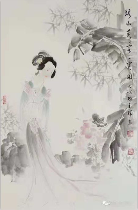 从矫玉珍的仕女画看他理想中的女性