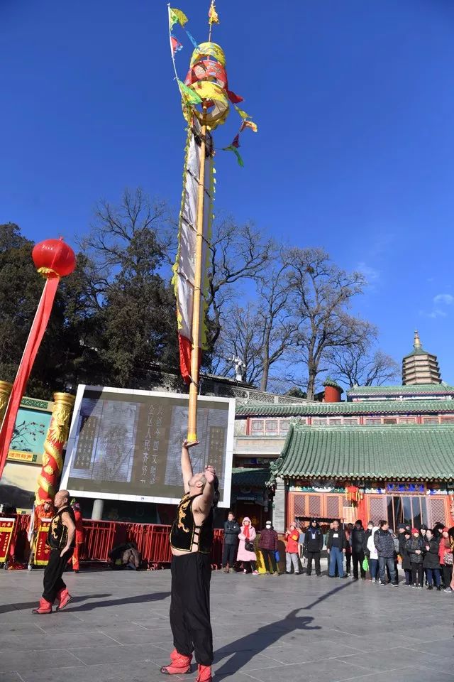 八大处新春祈福庙会 吃喝玩乐之 乐 十三档花会 邀请了北京各区县 非