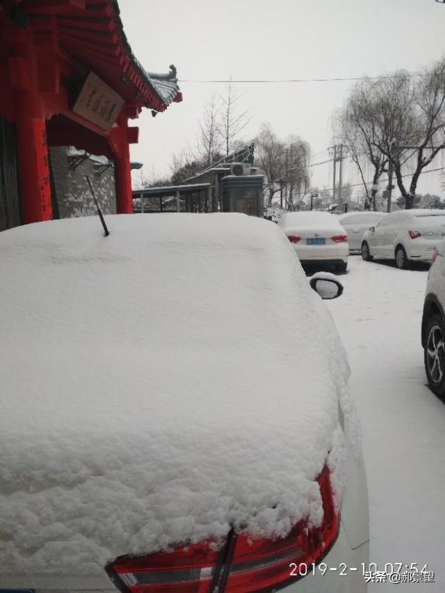 己亥新年,陕西咸阳下雪了