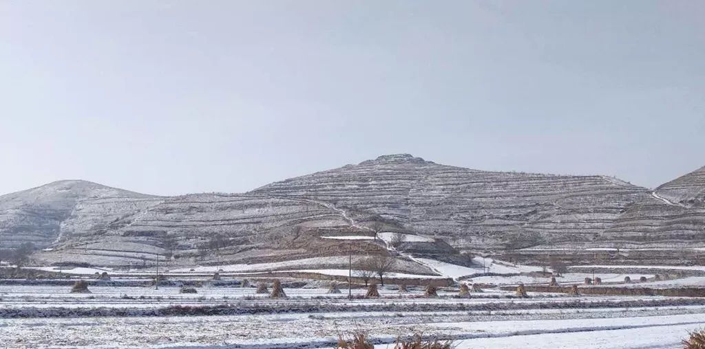 2019年会宁各乡镇第一场雪景图