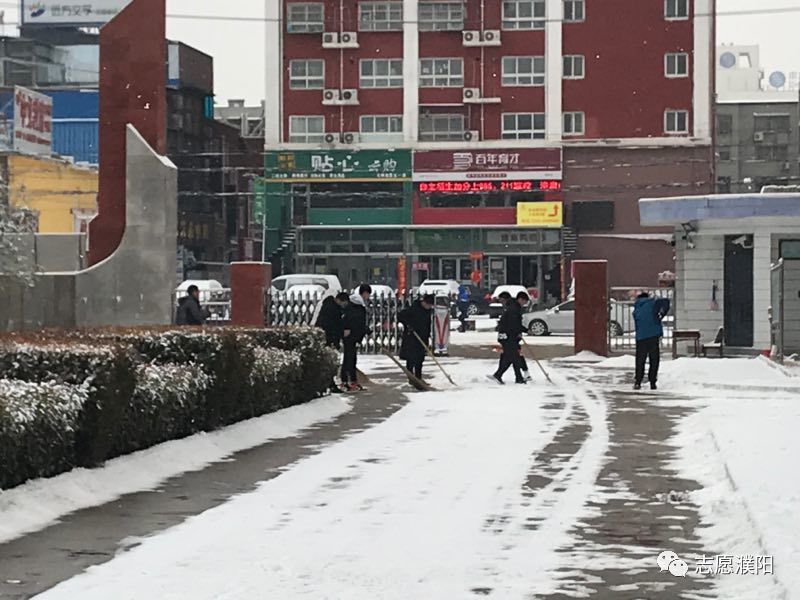 短评:比下雪更值得欢喜的是濮阳"有关部门"清理积雪的速度