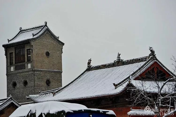 韩城古城雪与古建的和谐图集