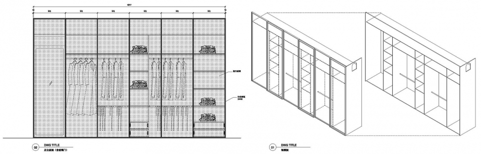 ▼书桌设计图纸,drawings of the desk