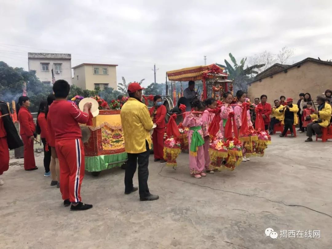 大年初七,揭西河婆乡肚祠堂坝村(永和楼)营老爷