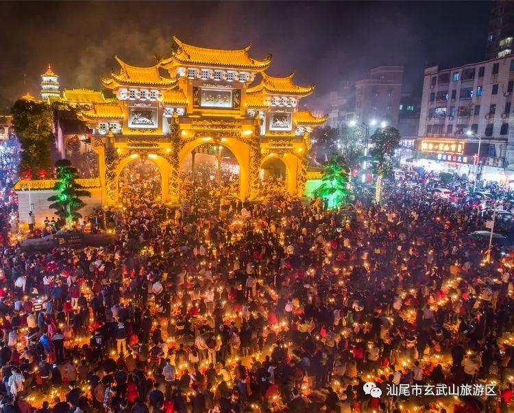 陆丰这个旅游景区,2天时间超40万人次进入._玄武山