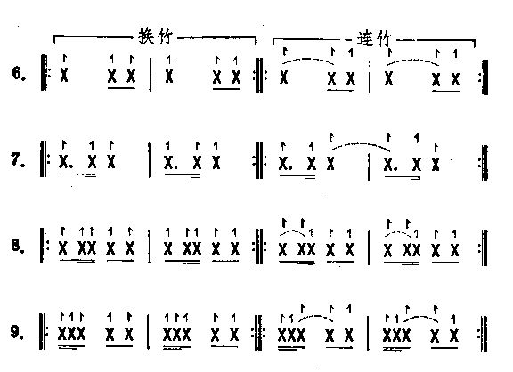 初学扬琴简谱入本_扬琴简谱(4)