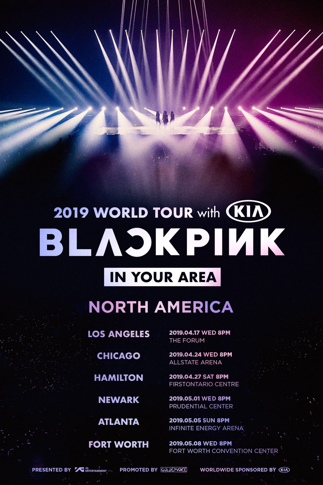 BLACKPINK北美巡回演唱会 最新日程正式公开_娱乐