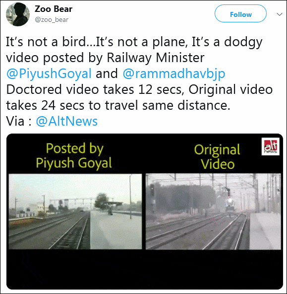印度部長炫耀國產「高鐵」，被發現視頻調快了1倍 未分類 第5張