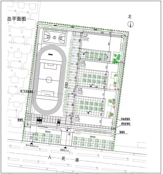 市政府网站公示了5所学校中 2所学校的规划和效果图公示 新沂市人民路